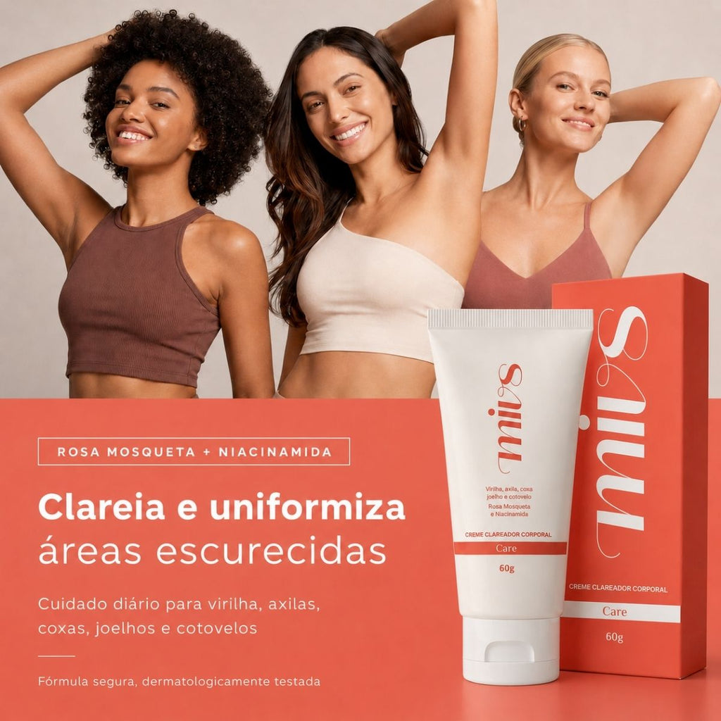 Clareador Íntimo e Corporal Mivs | Virilha e Axilas